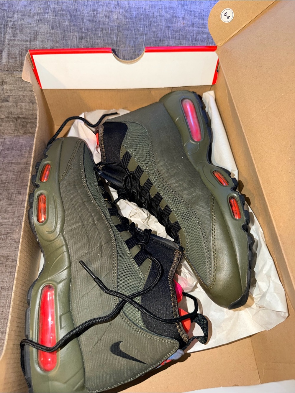 Nike Air Max 95 Sneakerboot Dark Loden Men’s Size 9 Rare - Picture 8 of 10